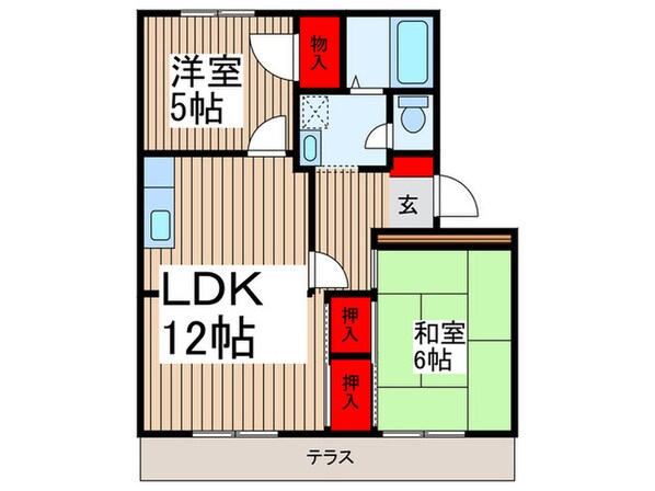 フレグランス久保田の物件間取画像